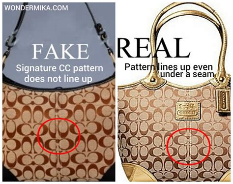 authentic coach handbags vs fake|check authenticity of coach bag.